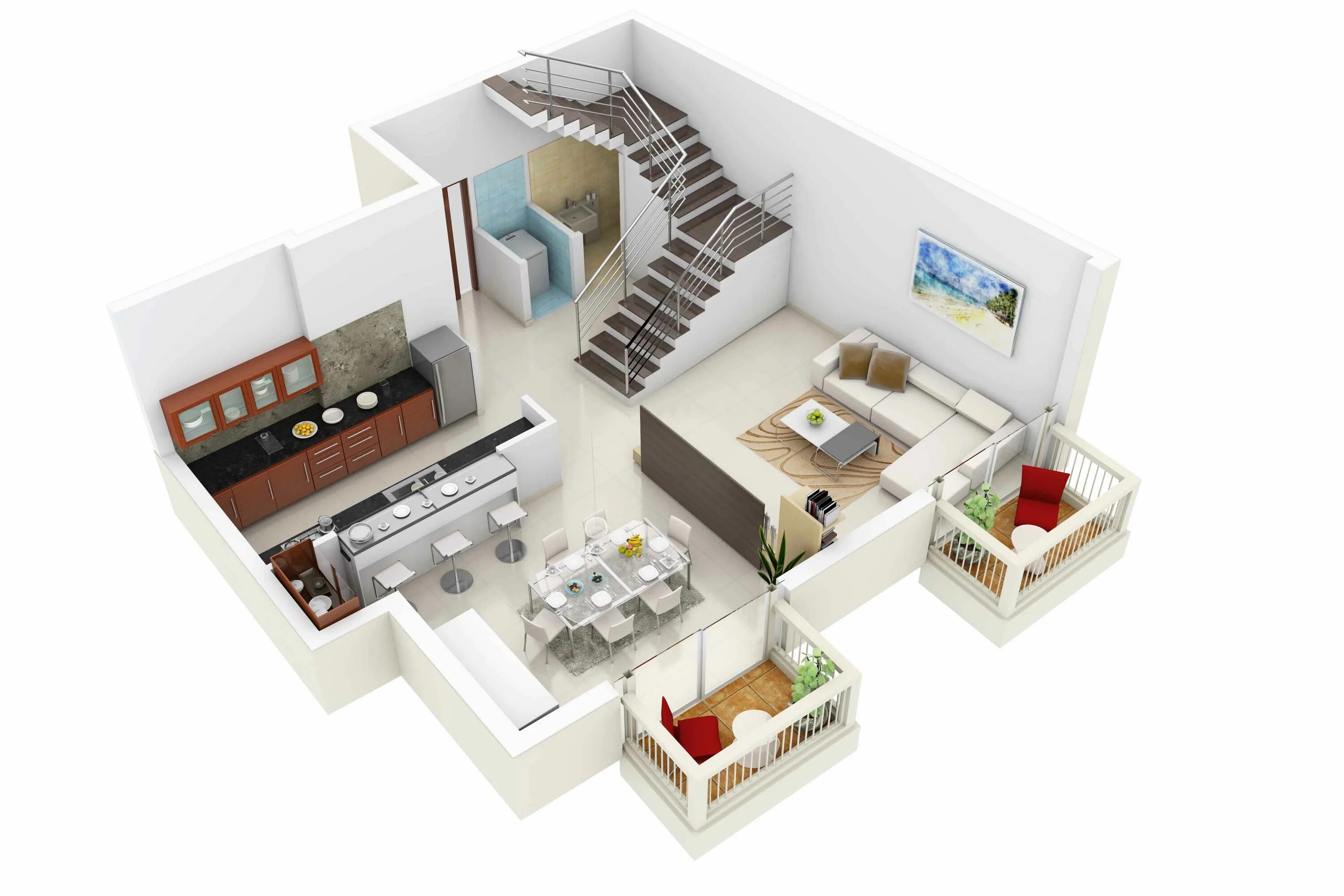 Pin by Tuğba Pamukçu on Rezidans - Konut - 3d/plan Apartment floor plans, Two be