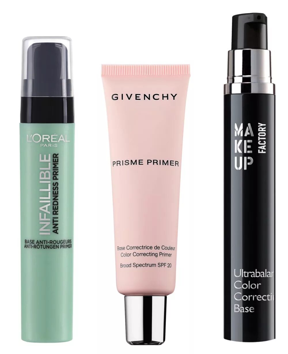 Лучшие праймеры макияжа. Givenchy Prisme primer. База для макияжа Givenchy Prisme primer. Primer Base  для лица. Праймер для лица лореаль.