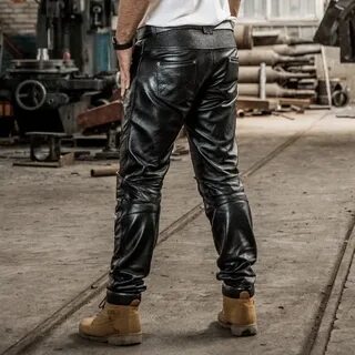 Кожаные штаны мужские