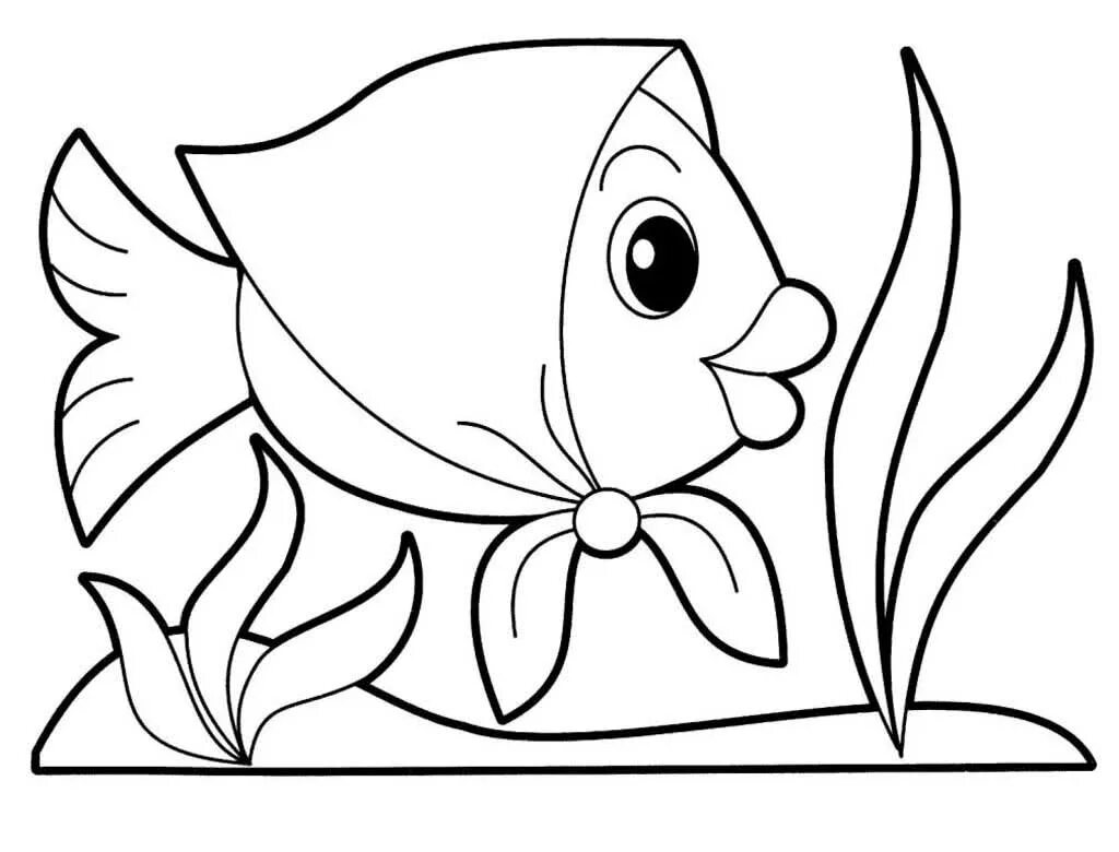 Рыбы для детей 3 4 лет. Раскраска рыбка. Раскраски для детейдетей. Расскраскидля малышей. Раскраски для малышей.
