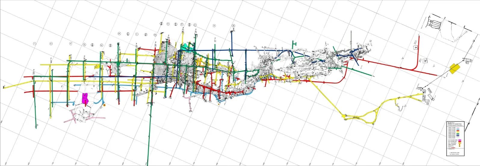 Underground network. Underground network