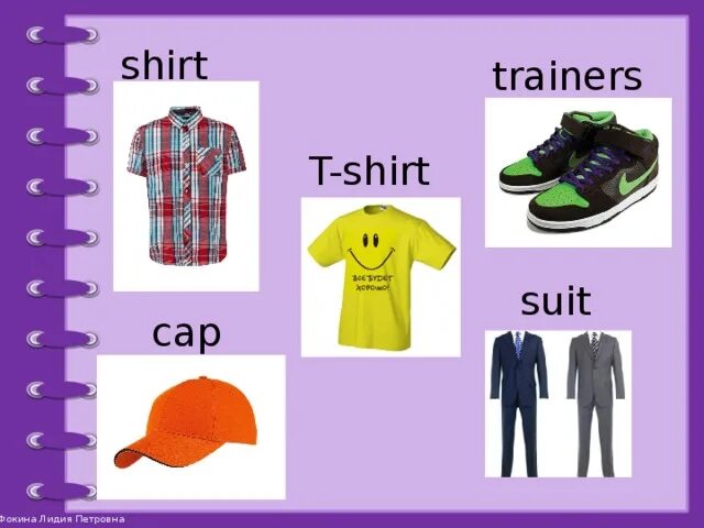 Как переводится cap. Trainers на английском. Trainers одежда. Shopping for clothes тема урока. Одежда открытый урок.