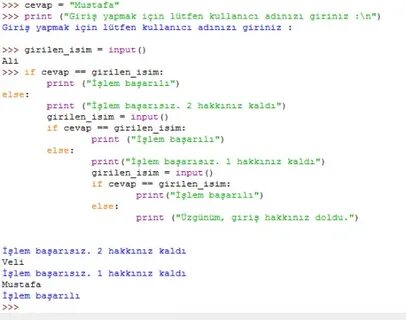 Иначе python