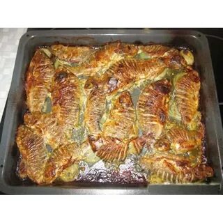 Запеченная рыба карась