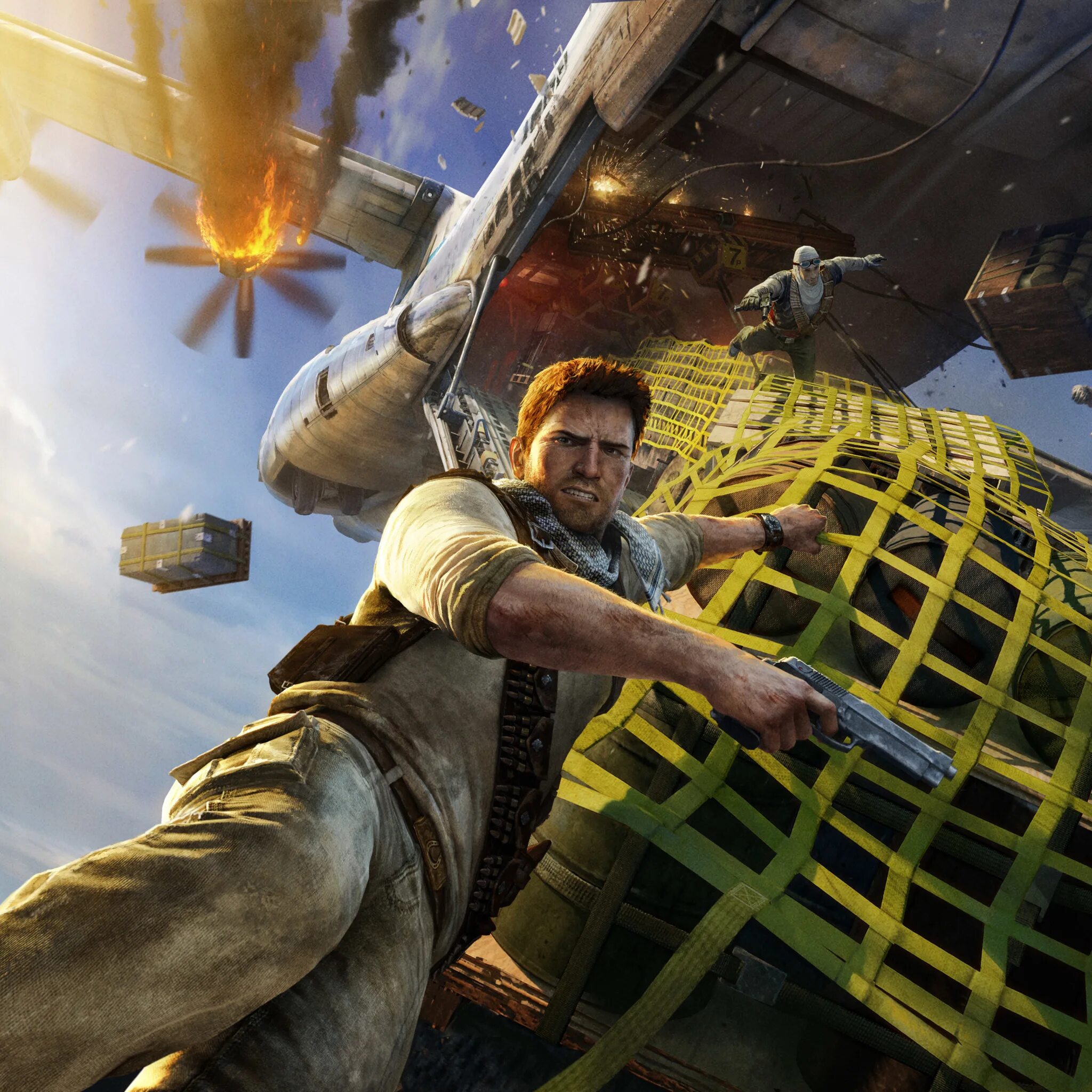 Uncharted игра. Uncharted 3 Дрейк. Uncharted 3 самолет. Анчартед сцена с самолетом.