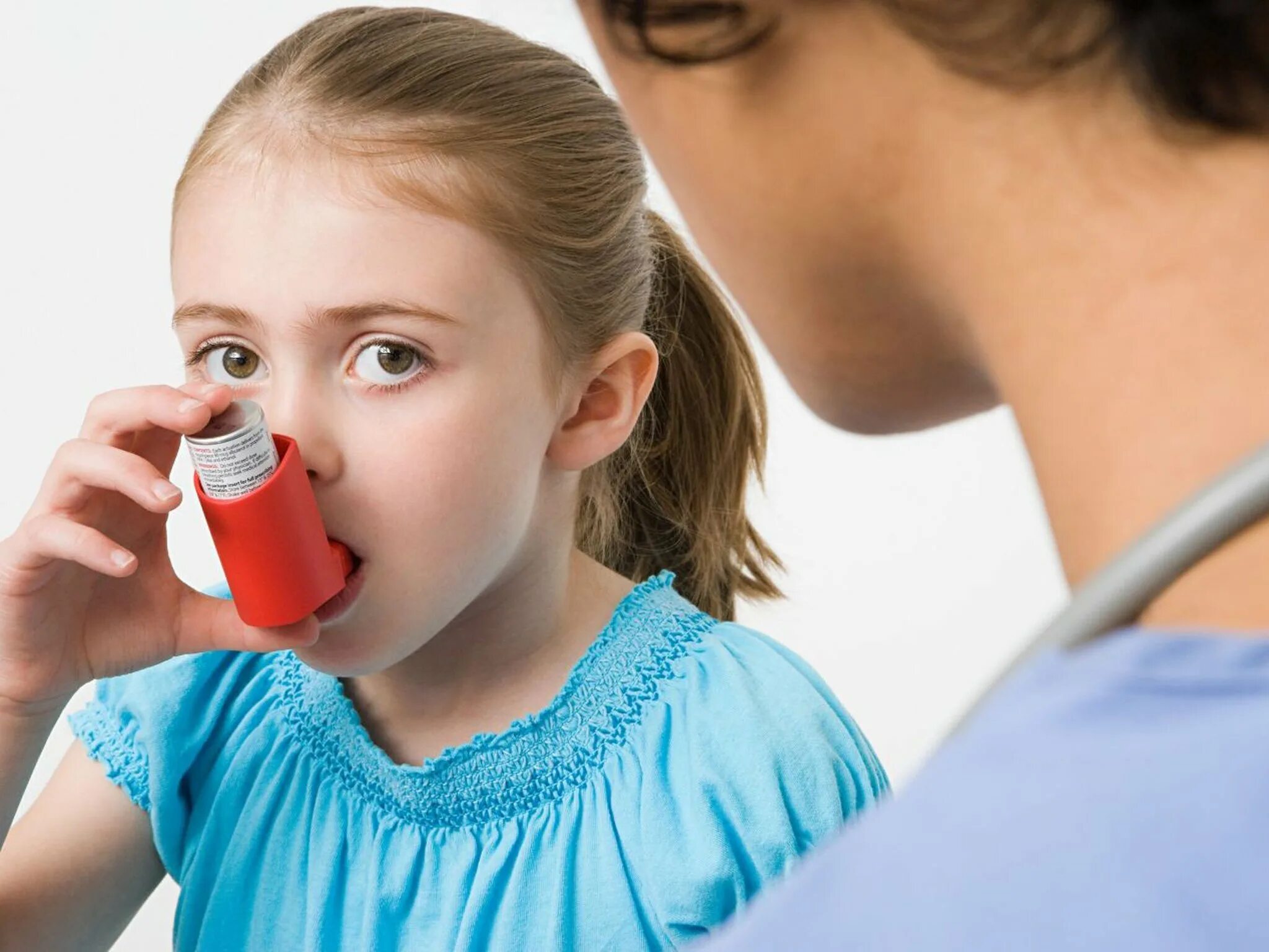 Бронхиальная астма. Хронические заболевания у детей. Дети больные бронхиальной астмой.