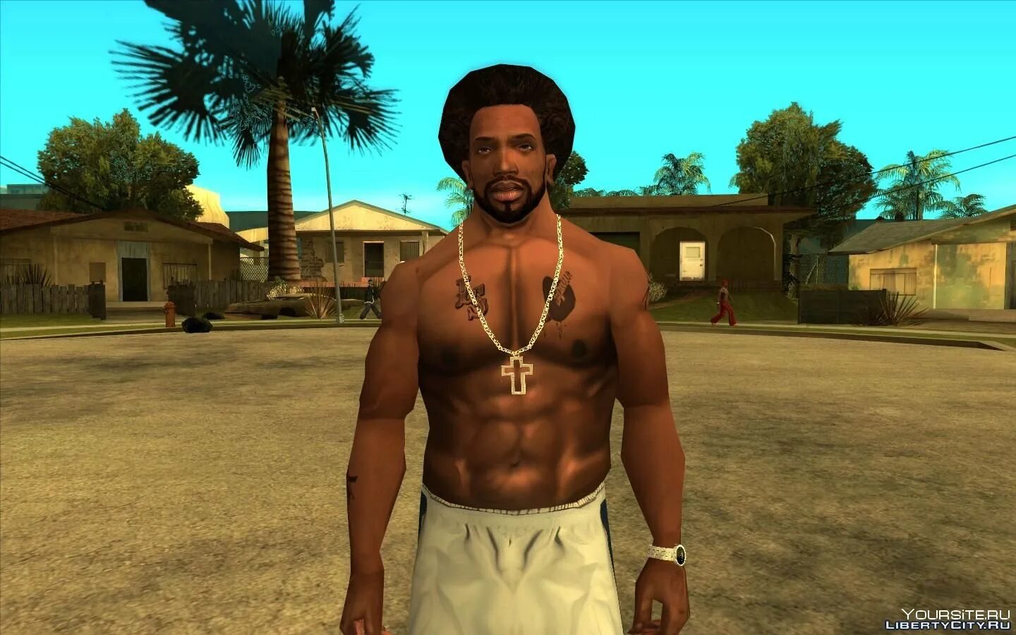 Cj san andreas. ГТА Сан Сан адрес Сиджей.