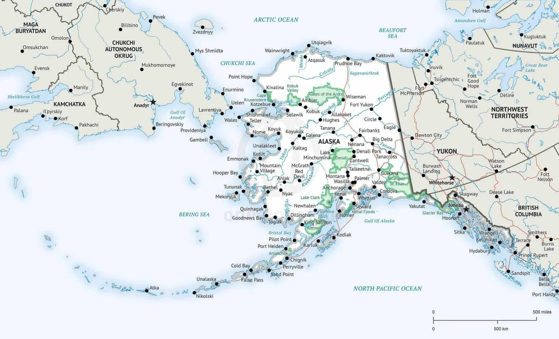 Карта автодорог Аляски. ЖД на Аляске карта. Города Аляски на карте. Положение аляска