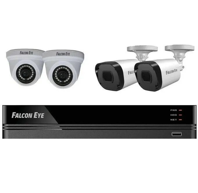 Комплект видеонаблюдения falcon eye fe