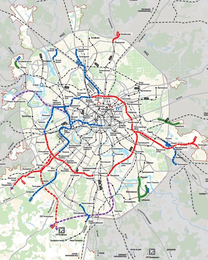 Карта строек москвы