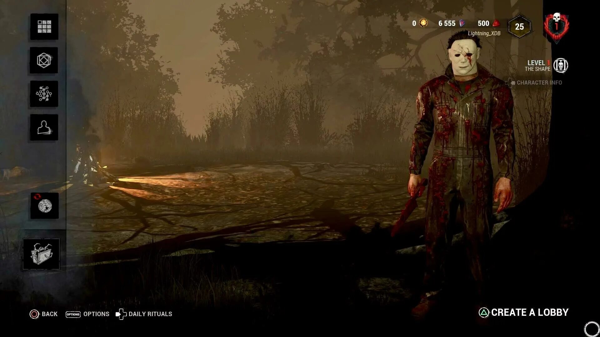 Dead by daylight купить золотые клетки. Престиж на Майкла Майерса. Престиж Майкла Майерса Dead by Daylight.