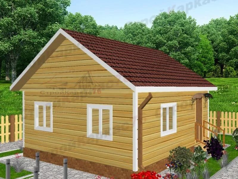 Каркасный дом ярославль. Каркасный дом под ключ в ярославле. Дачный домик 5х5. Домик из бруса. Баня 6 на 4 с мансардой.