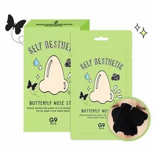 BERRISOM G9SKIN Self Aesthetic Butterfly Nose Strip - Очищающие п...