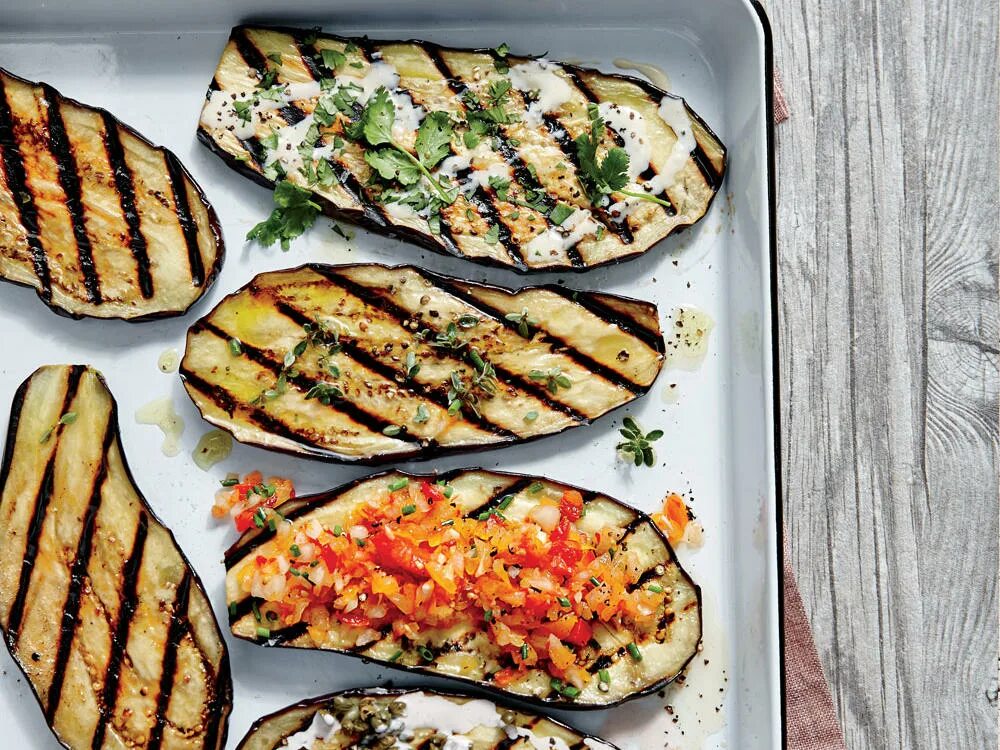 Vegan Teriyaki Grilled Eggplant - Ruled Me Recipe Grilled eggplant, Eggplant dis
