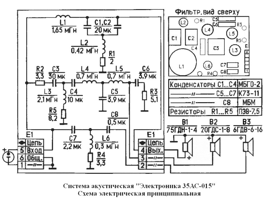 Электрические схемы колонок. Схема колонок радиотехника 35ас-1. Электроника 35ас-015 схема фильтров. Колонки радиотехника 35ас-1. Колонки 35ас-1 схема подключения динамиков.