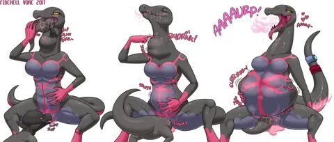 Furry Absorption Vore Comic.