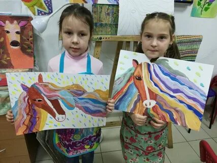 Что рисуют в детских художественных студиях