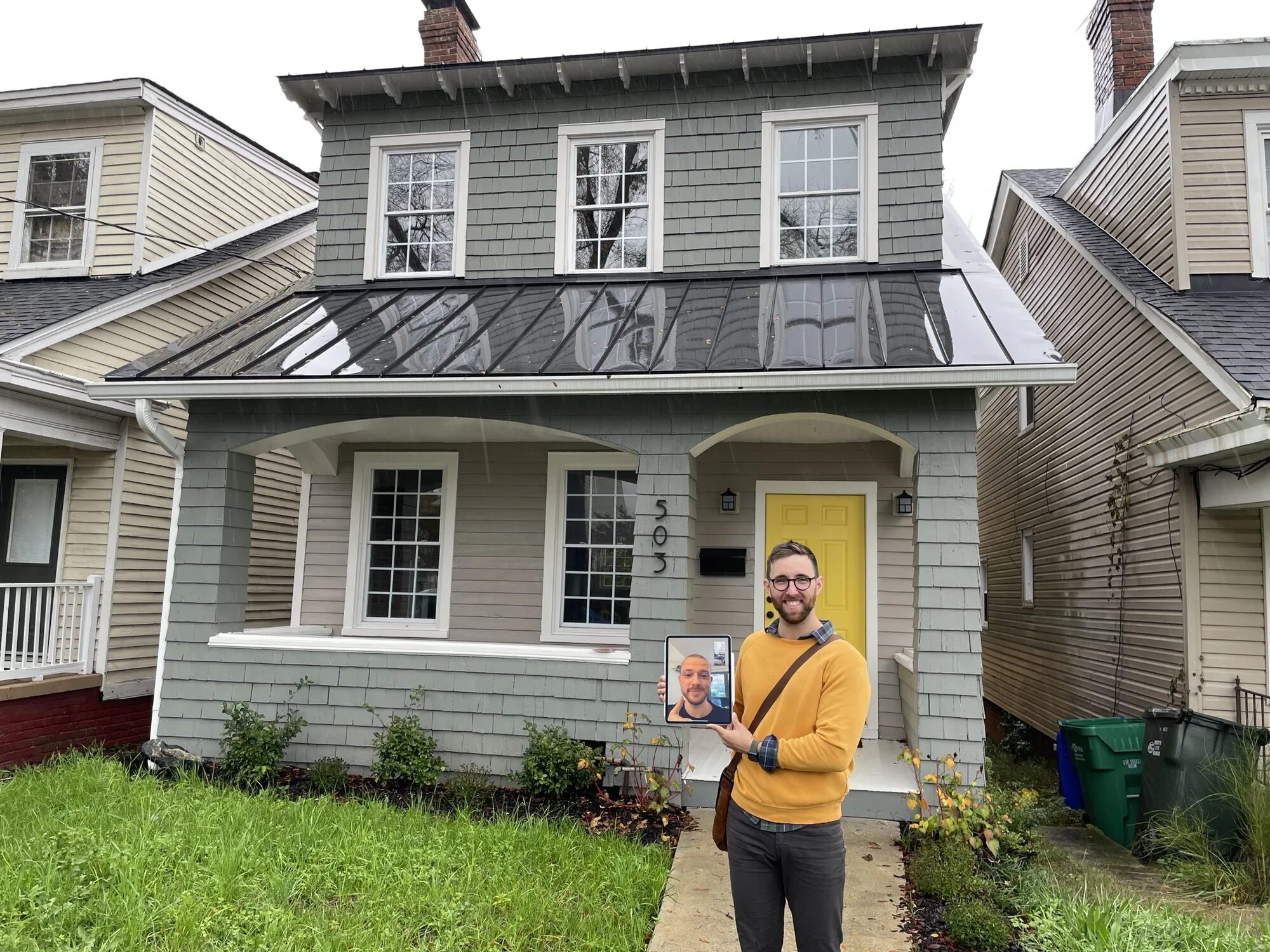 The house looks different you paint it. Just buy a house. we buy junky houses.