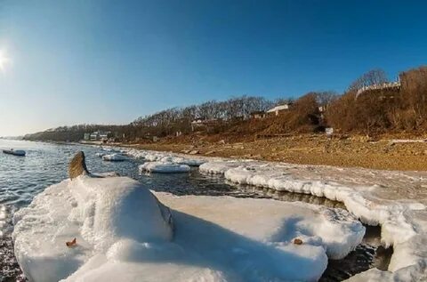 Зима в приморье