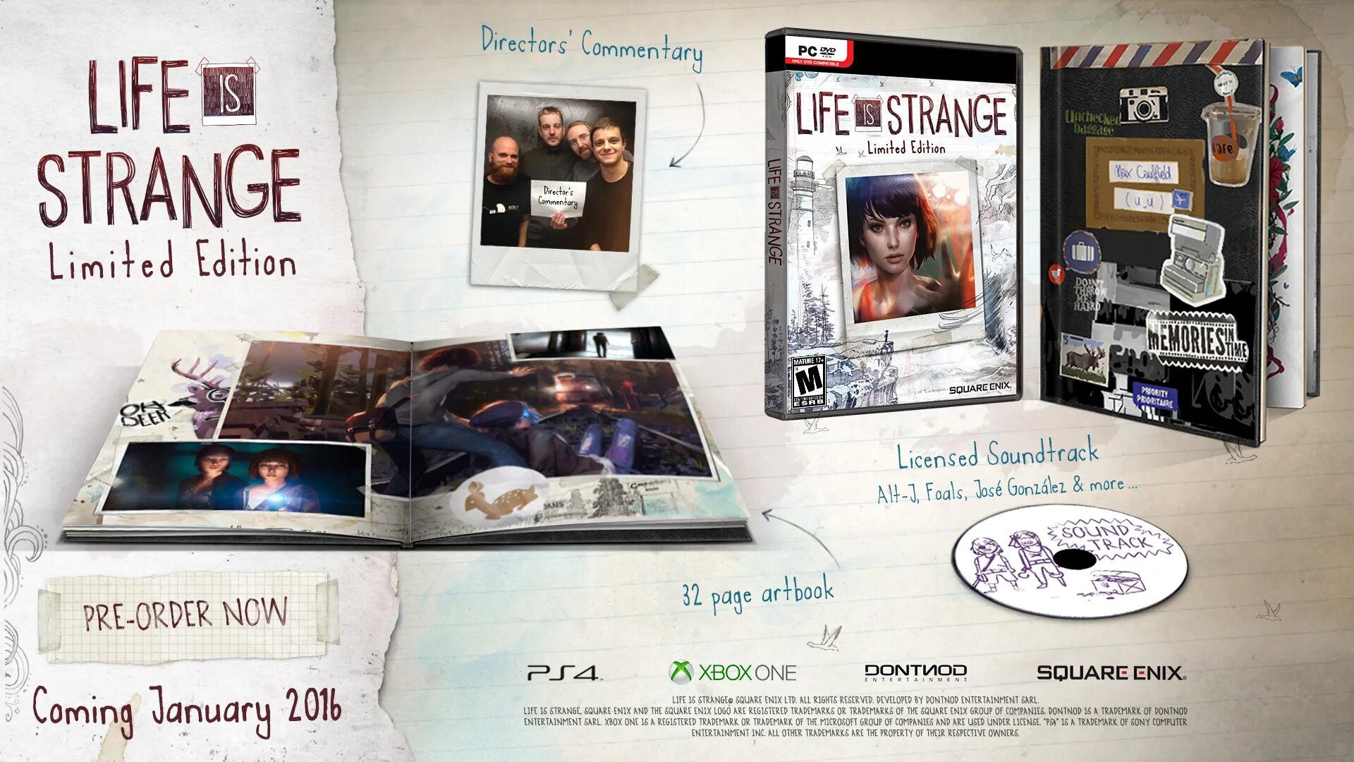 Ost life is. Life is Strange меню. Life is Strange диск. Life is Strange диск Xbox. Life is Limited Edition.