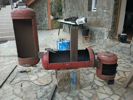 Мангал из газового баллона с казаном своими руками чертежи и фото