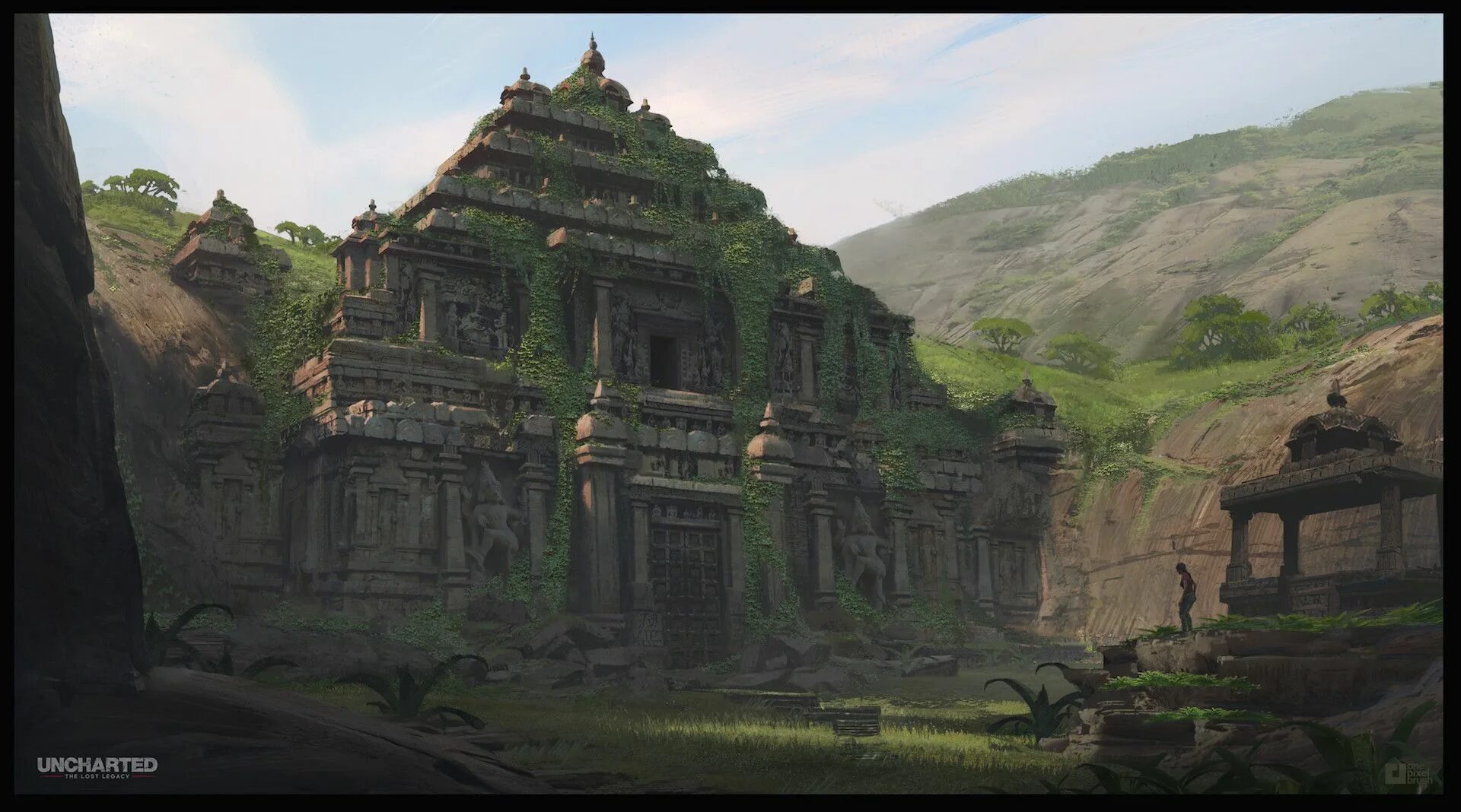 Храм остаться в живых. Concept art environment храм. анчартед утраченное наследие храм. пустынный храм арт. лост церковь.