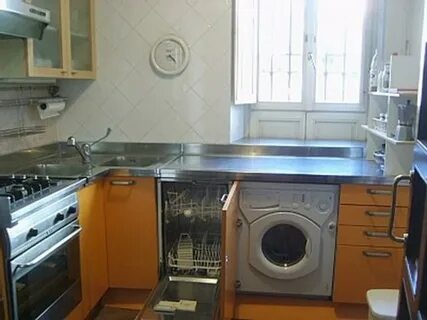 Кухня посудомойка стиральная машина
