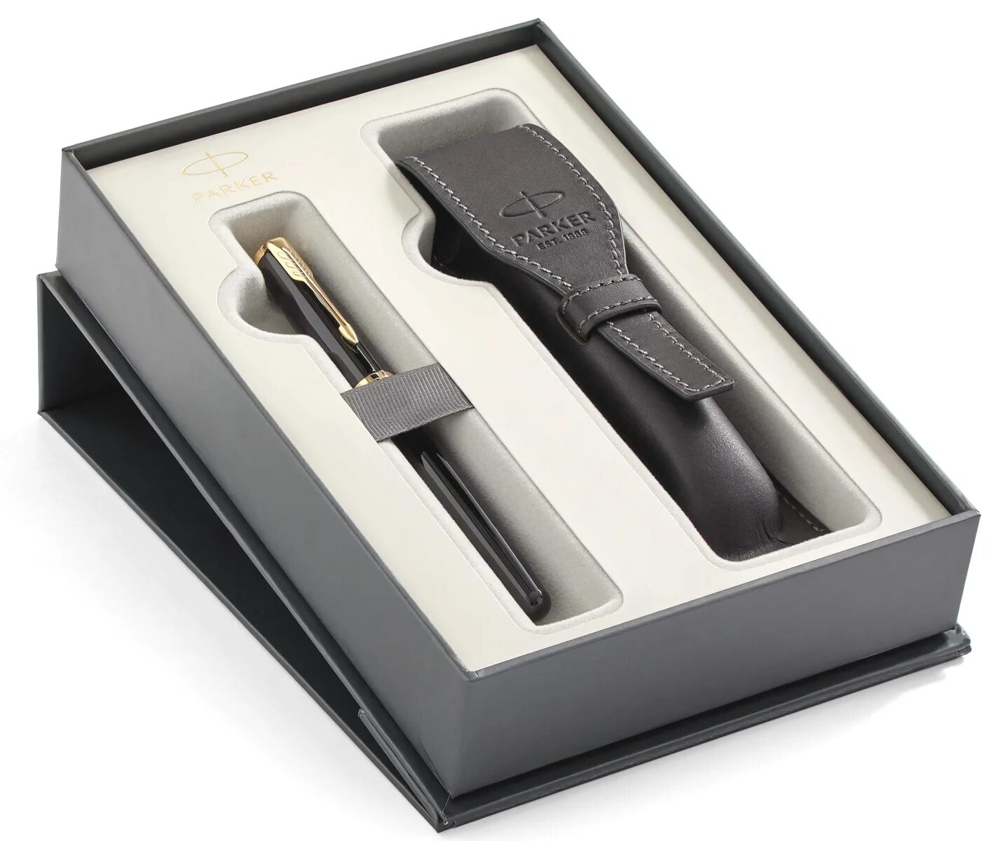 Шариковая ручка Parker Sonnet Core k530, Lacquer Deep Black gt. Перьевая ручка Parker s2143637. Ручка перьевая Parker Паркер Sonnet Core f530 1948312 LAQBLACK СT F подар.кор. Набор ручек Parker s2093381.