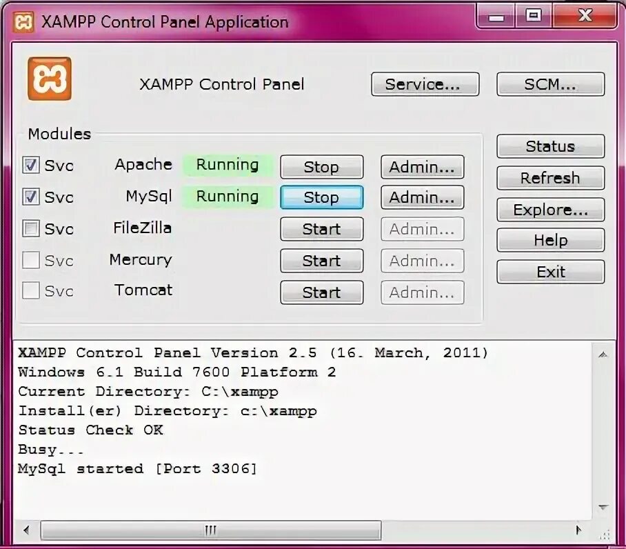 Xampp x64