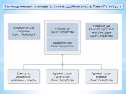 Взаимодействие органов государственной власти санкт петербурга