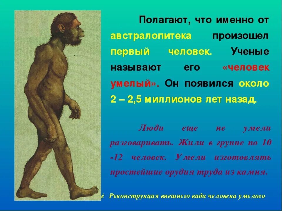 История человека сайт