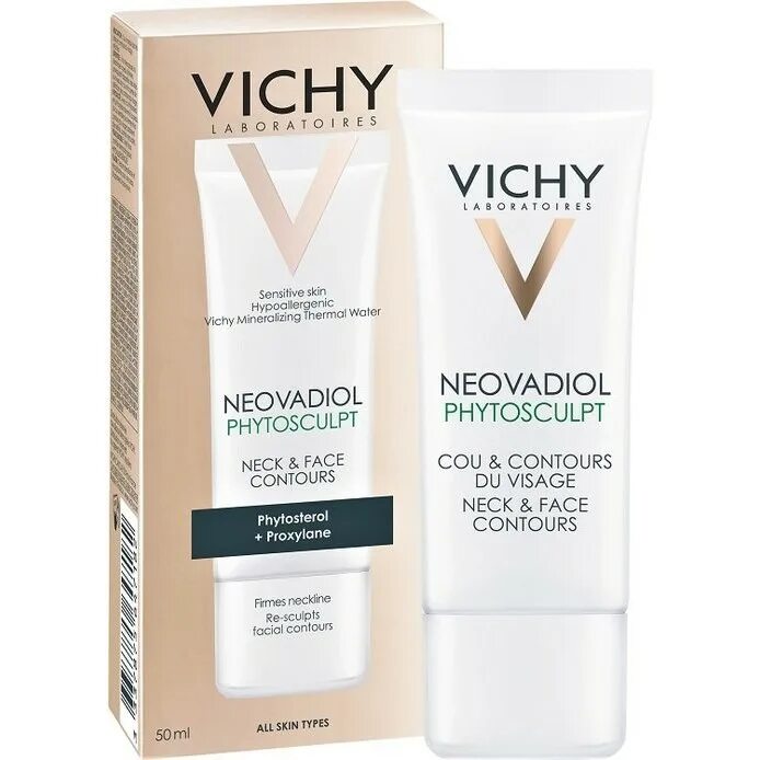 Косметика виши купить. Крем Vichy Neovadiol phytosculpt для зоны шеи, декольте и овала лица 50 мл. Виши Неовадиол фитоскульп. Крем виши Neovadiol. Виши Неовадиол набор.