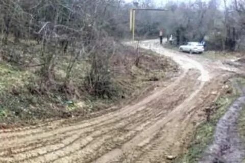 Дорога через горячий ключ