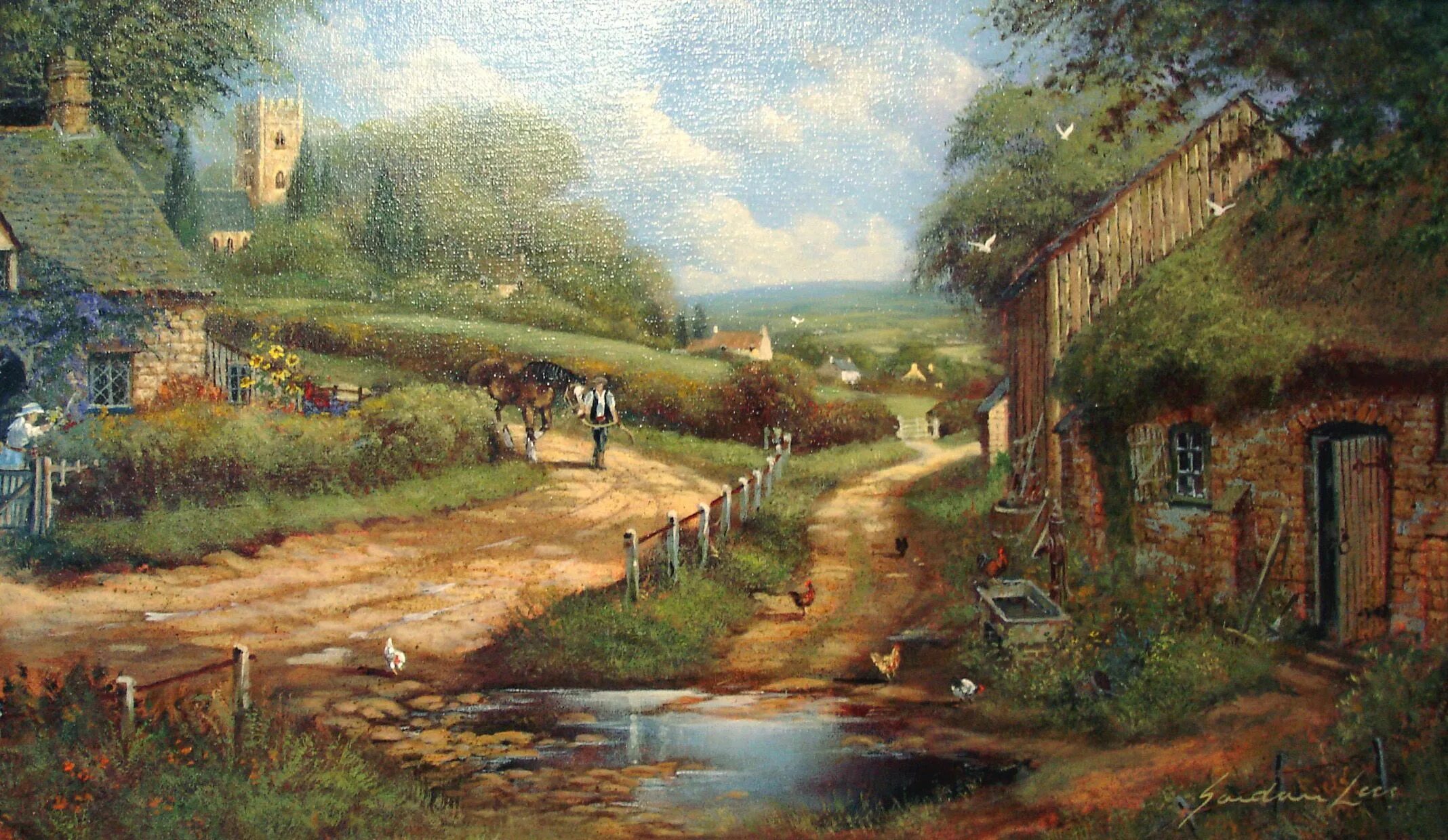 Country scenes. Голландская Сельская живопись Reint Withaar. Английские художники пейзажисты 19 века сельские пейзажи. Тосканский сельский пейзаж 19 века. Хэмпшир Англия пейзажи живопись.