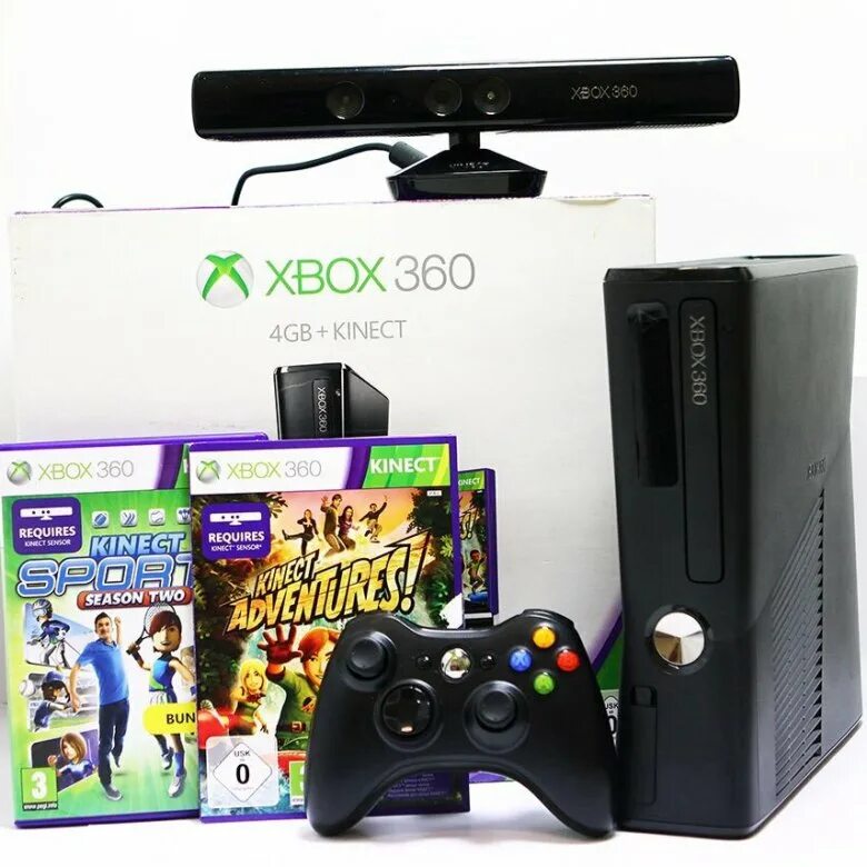 Игры на х бокс купить. Xbox 360 Slim. Иксбокс 360 s. Коробка Xbox 360 4gb Kinect. Икс бокс 4.