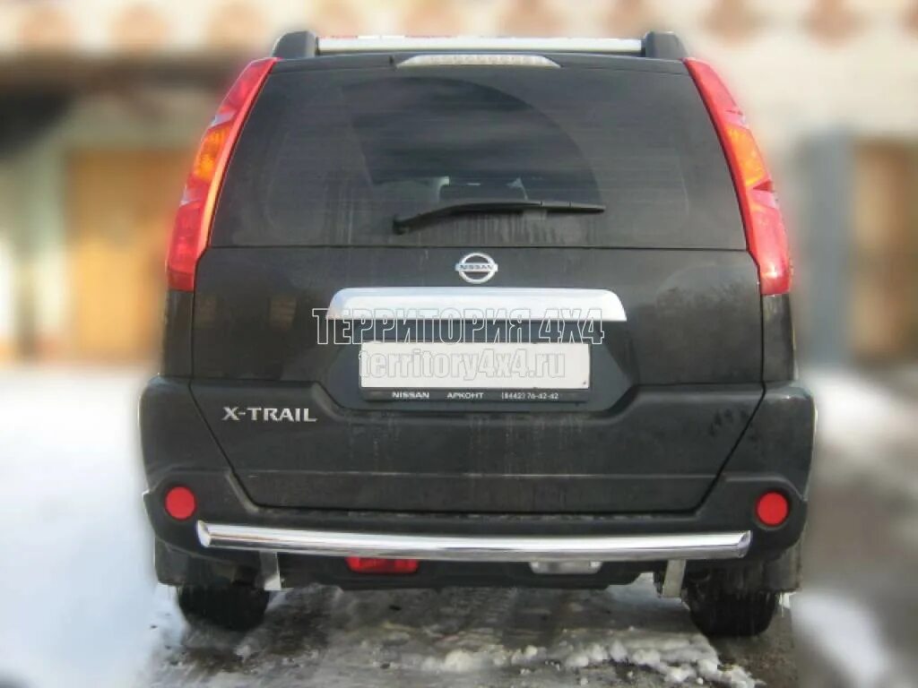 Защита задняя ниссан х трейл. Защита бампера Nissan x-Trail t31. Защита бампера х Трейл т31. Защита заднего бампера на Ниссан х-Трейл т31.