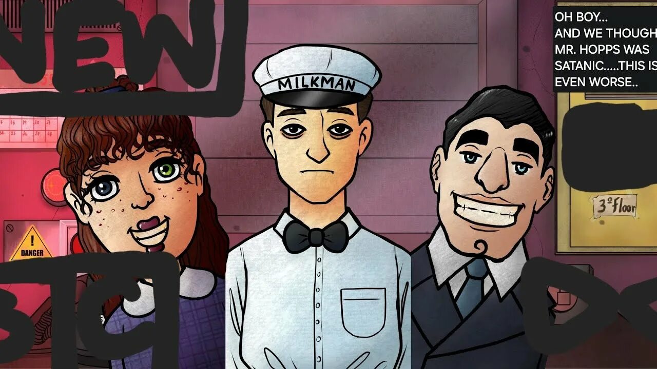 That s not my neighbor milkman arts. That s not my neighbor milkman arts