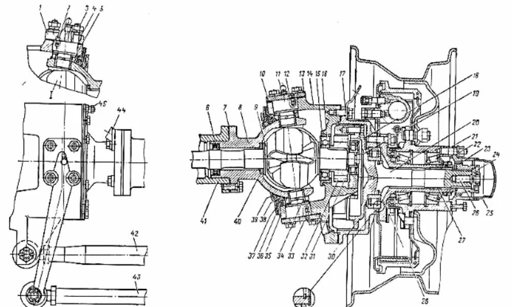 Сборка переднего моста уаз. Схема переднего редукторного моста УАЗ 469. УАЗ 469 передний мост конструкция. Сборка переднего моста УАЗ 469. Передний мост УАЗ 469 чертеж.