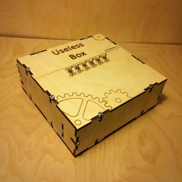 Бесполезная коробка. Бесполезная шкатулка. Useless Box. Схема пайки бесполезной коробки yourduino.