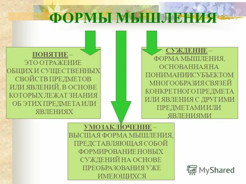 Умозаключение это форма мышления. Виды умозаключений. Конкретные и абстрактные существительные. Перечислите основные формы мышления. Формы мышления простые.