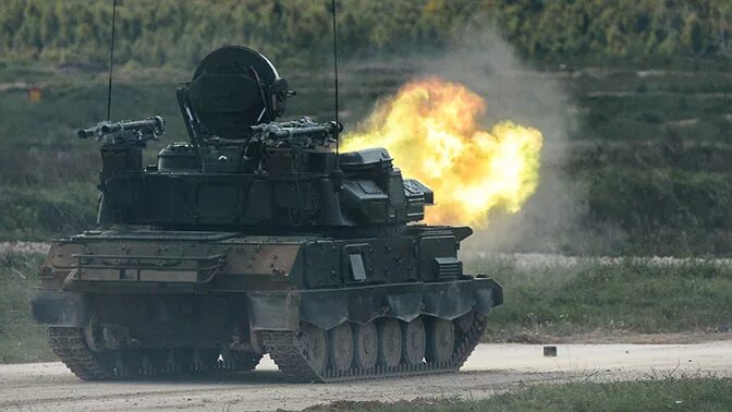 Внутри ЗСУ-23-4 Шилка