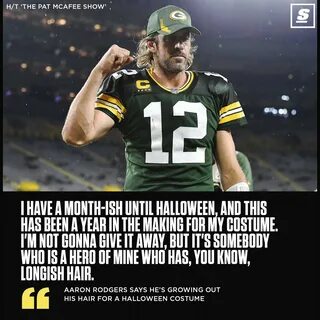 What do you think Aaron Rodgers' mysterious Halloween costume will be?...