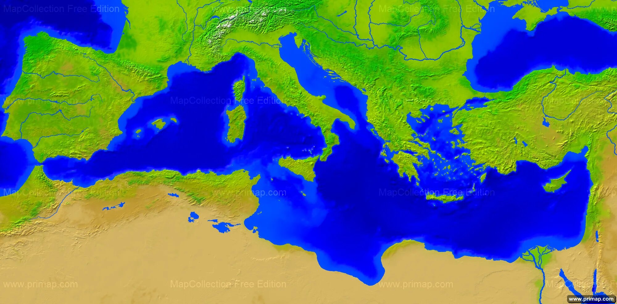 Евразия средиземное море