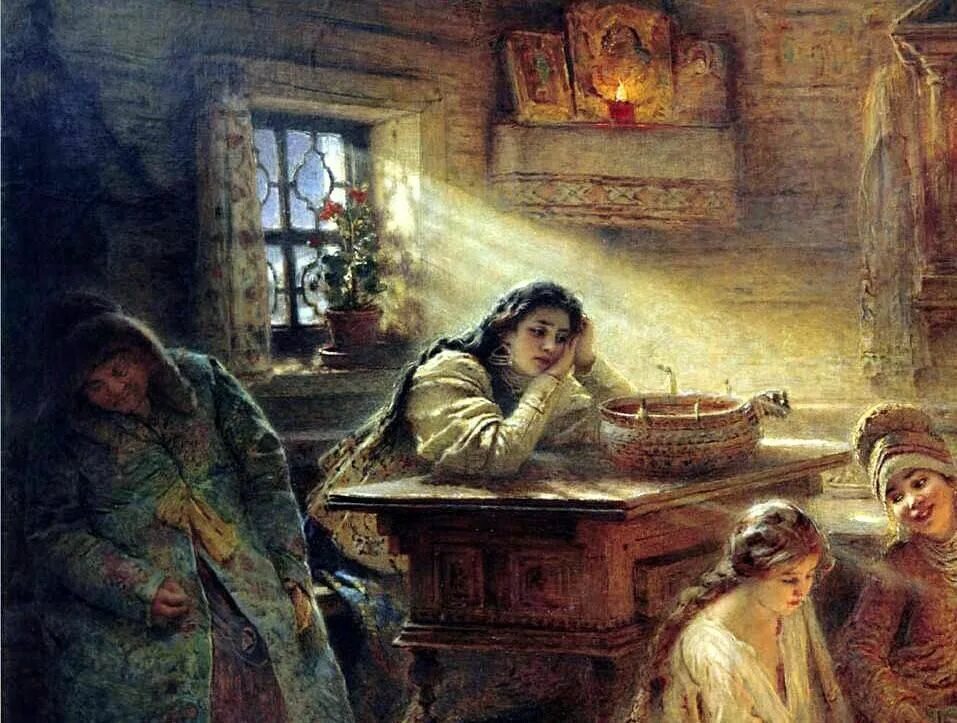 Маковский святки. Маковский гадания. Святочные гадания картина пимоненко. Маковский святочные гадания картина. Святочные гадания картина маковского.