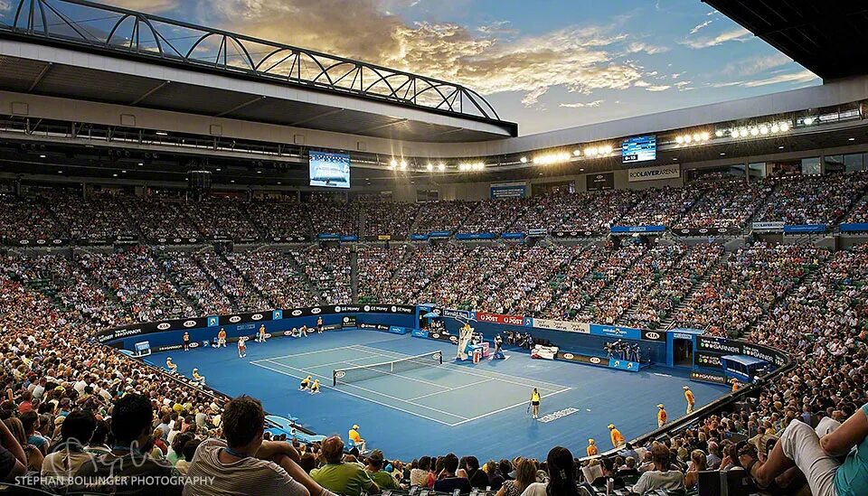 Стадион австралиан опен. Стадион теннис Мельбурн. Rod laver Arena. Открытый Чемпионат Австралии.