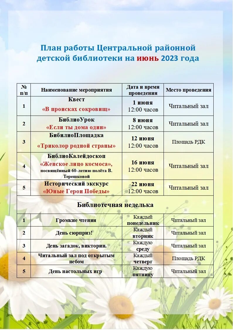 План работы библиотеки на месяц. План на месяц в библиотеке. План работы на июнь. План работы на июнь в библиотеке.