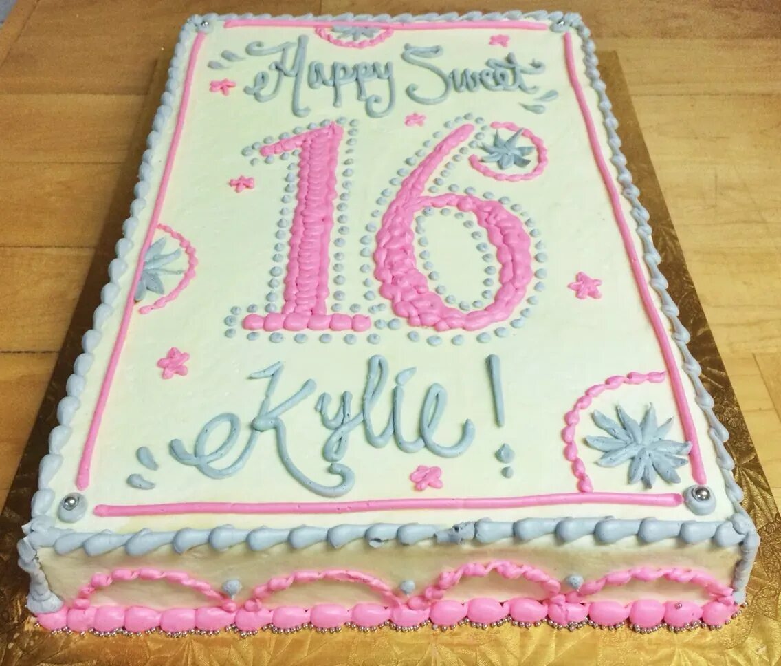 Прямоугольный торт на день рождения. Торт на день рождения 16 лет. Прямоугольный торт для девочки. Поздравление девушке с 16 летием своими словами