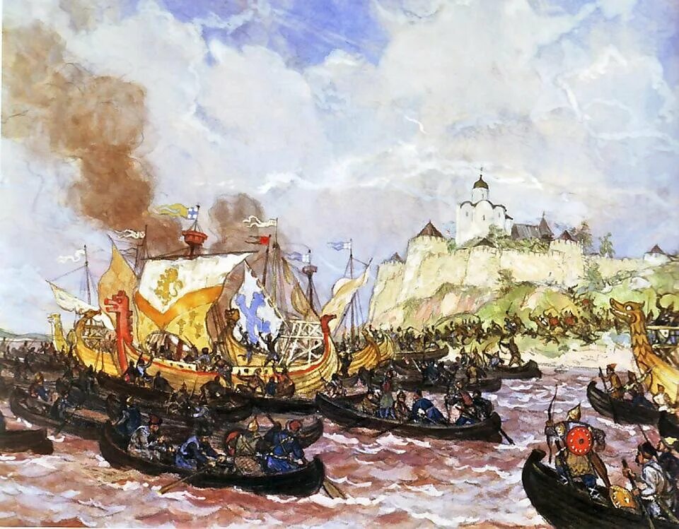 Захват швеции. Сражение новгородцев со шведами у крепости Ладога в 1164 году. Ладожская битва 1164. Нападение Шведов на Ладогу 1164.
