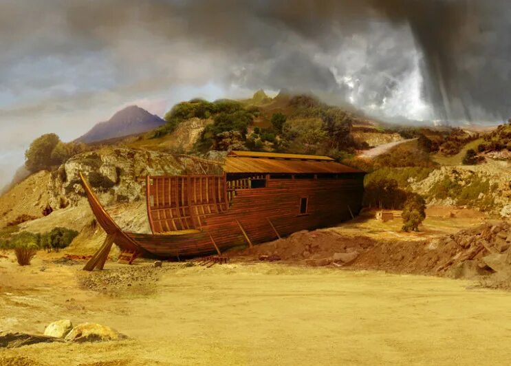 Noah s ark. Ной корабль Ковчег Арарат. Ной Нух. Всемирный потоп корабль ноя. Ноев Ковчег в море.