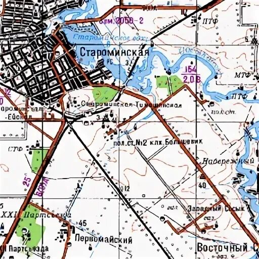 Карта староминского